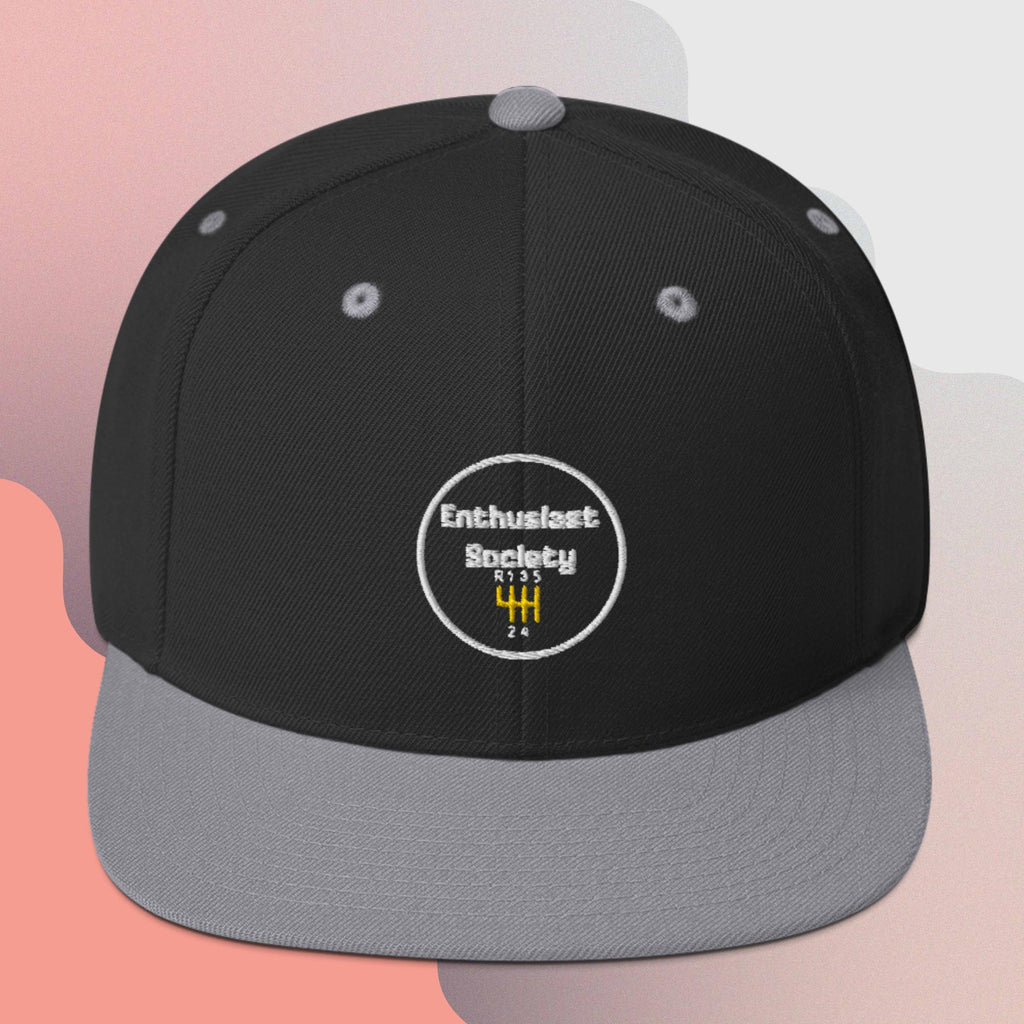 Enthusiast Society logo snapback hat