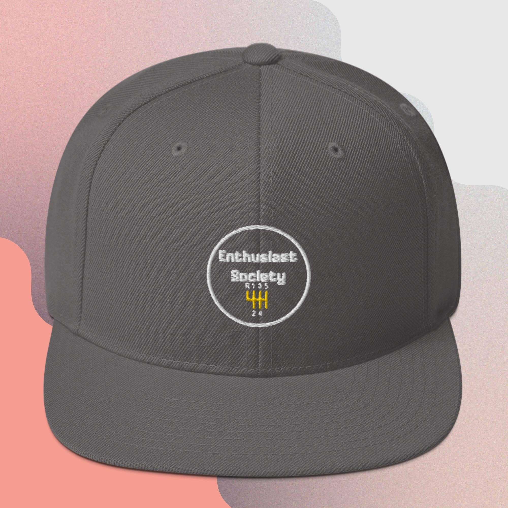 Enthusiast Society logo snapback hat