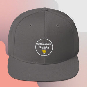 Enthusiast Society logo snapback hat