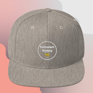 Enthusiast Society logo snapback hat