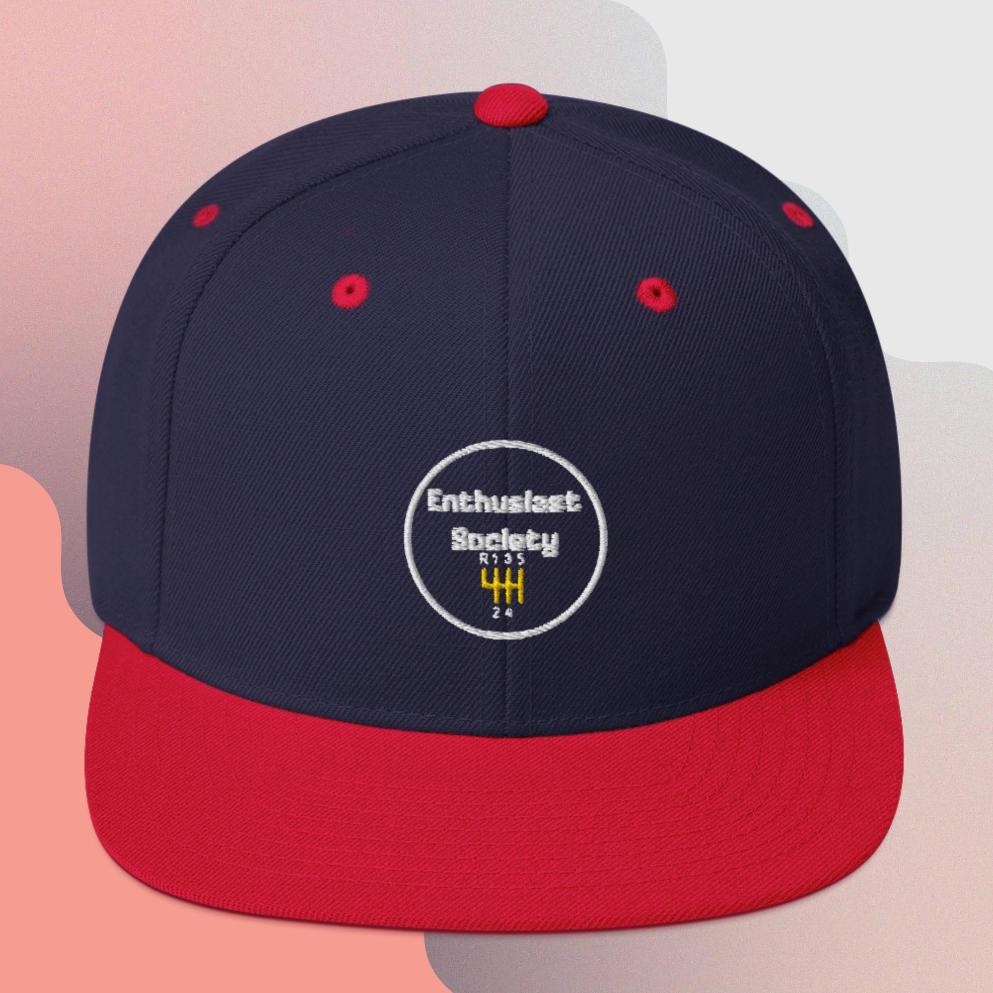 Enthusiast Society logo snapback hat