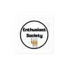 Enthusiast Society Logo Stickers